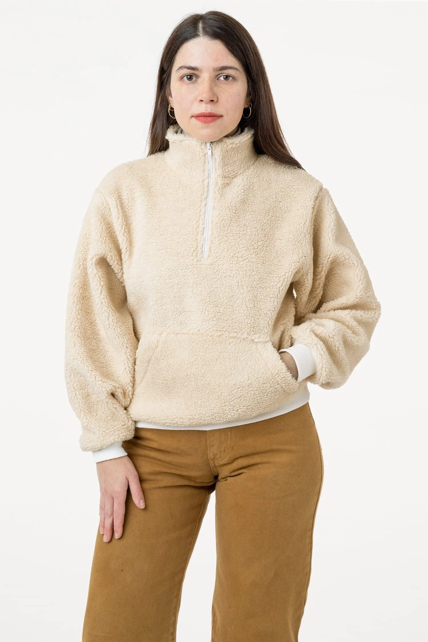 SHR408 - Half Zip Sherpa Pullover