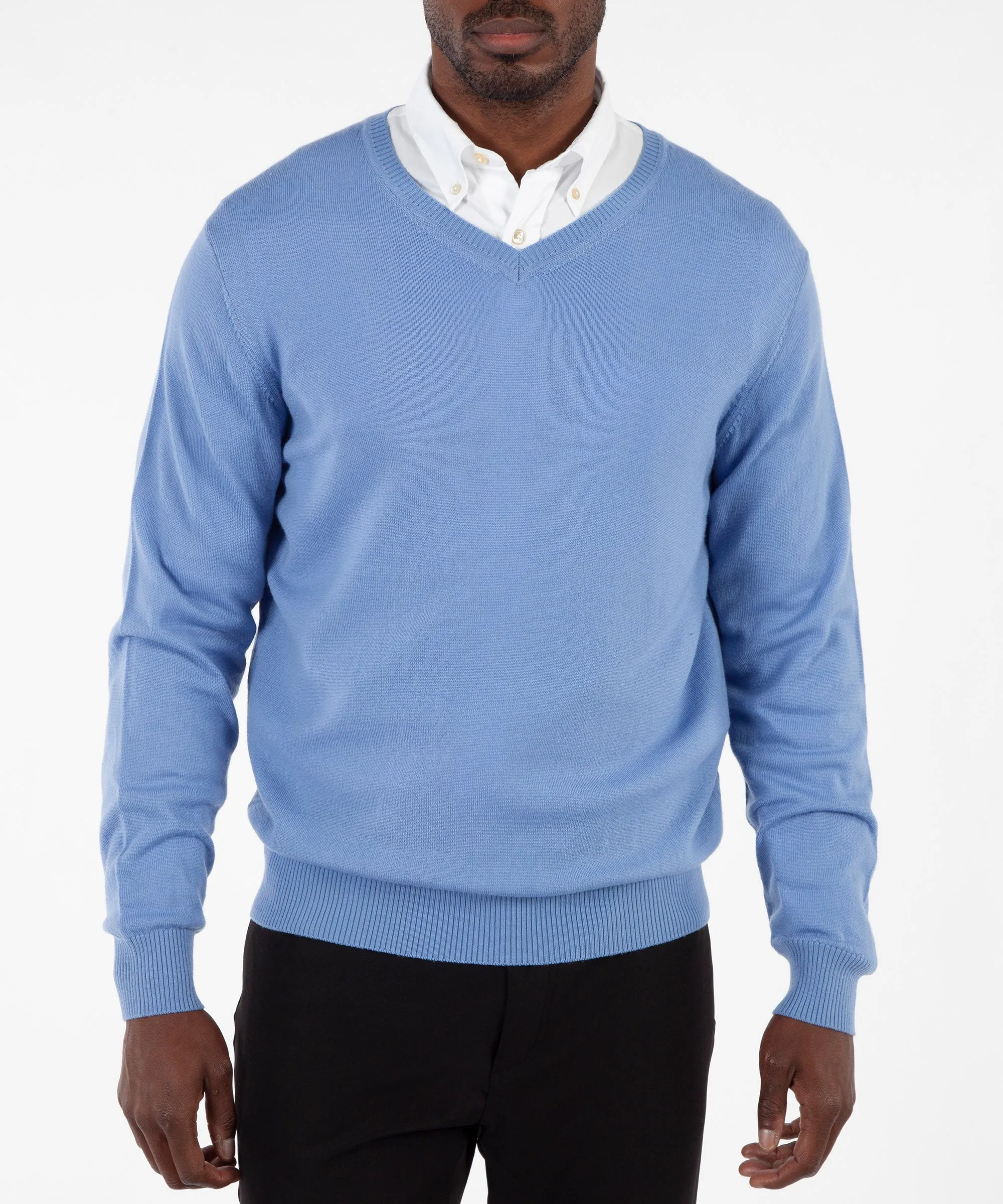 Signature 100% Merino Wool V-Neck Sweater