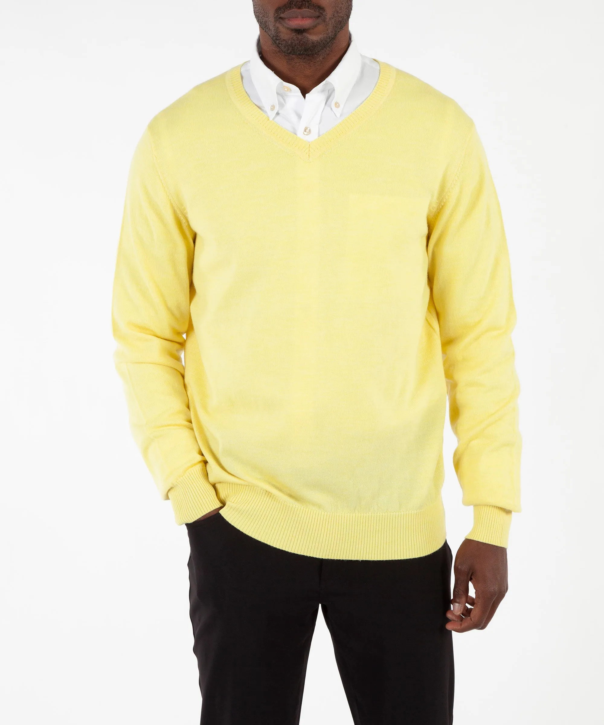 Signature 100% Merino Wool V-Neck Sweater