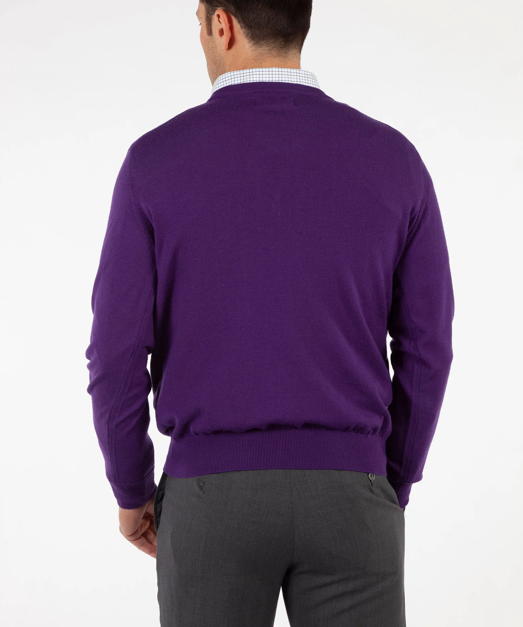 Signature 100% Merino Wool V-Neck Sweater