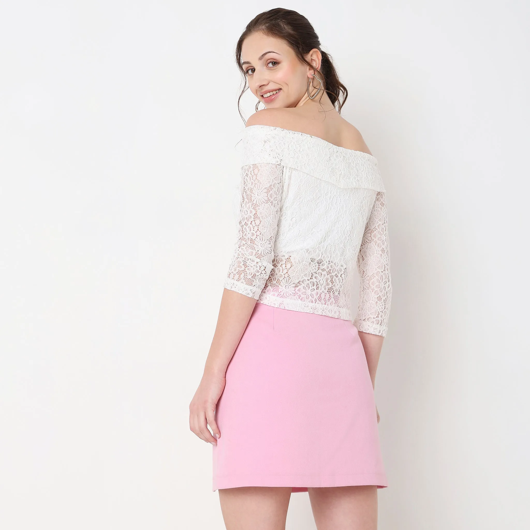 Slim Fit Lace Top