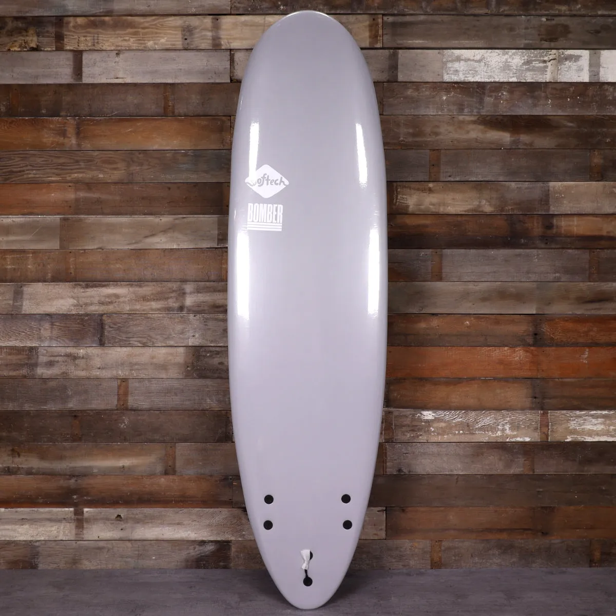 Softech Bomber 6'10 x 21 ½ x 3 Soft Surfboard - Grey/Dusty Red