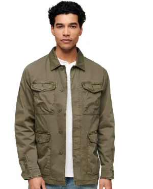 Superdry Mens Military M65 Jacket Dusty Olive Green