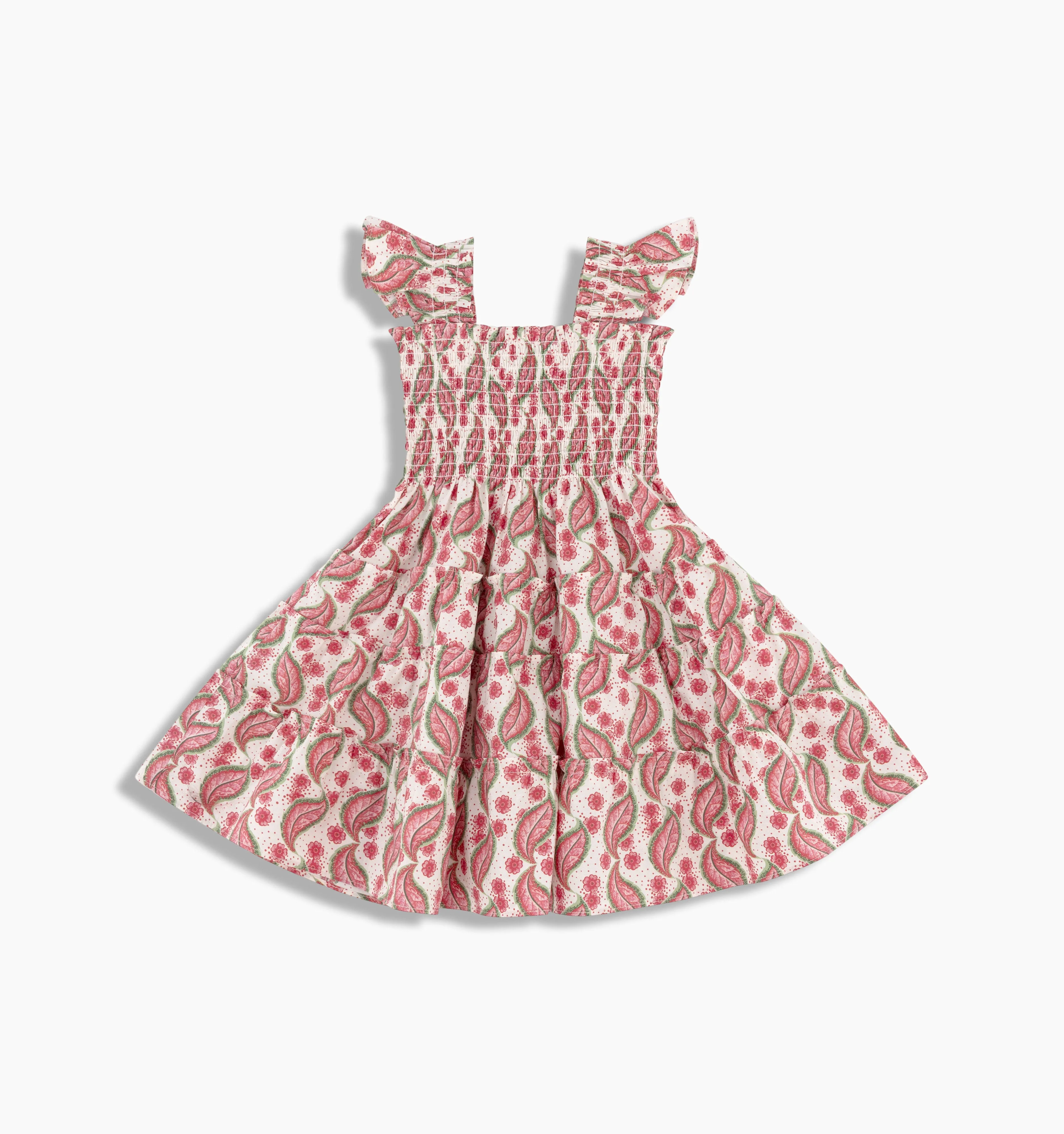 The Tiny Ellie Nap Dress - Birch Vine Stripe