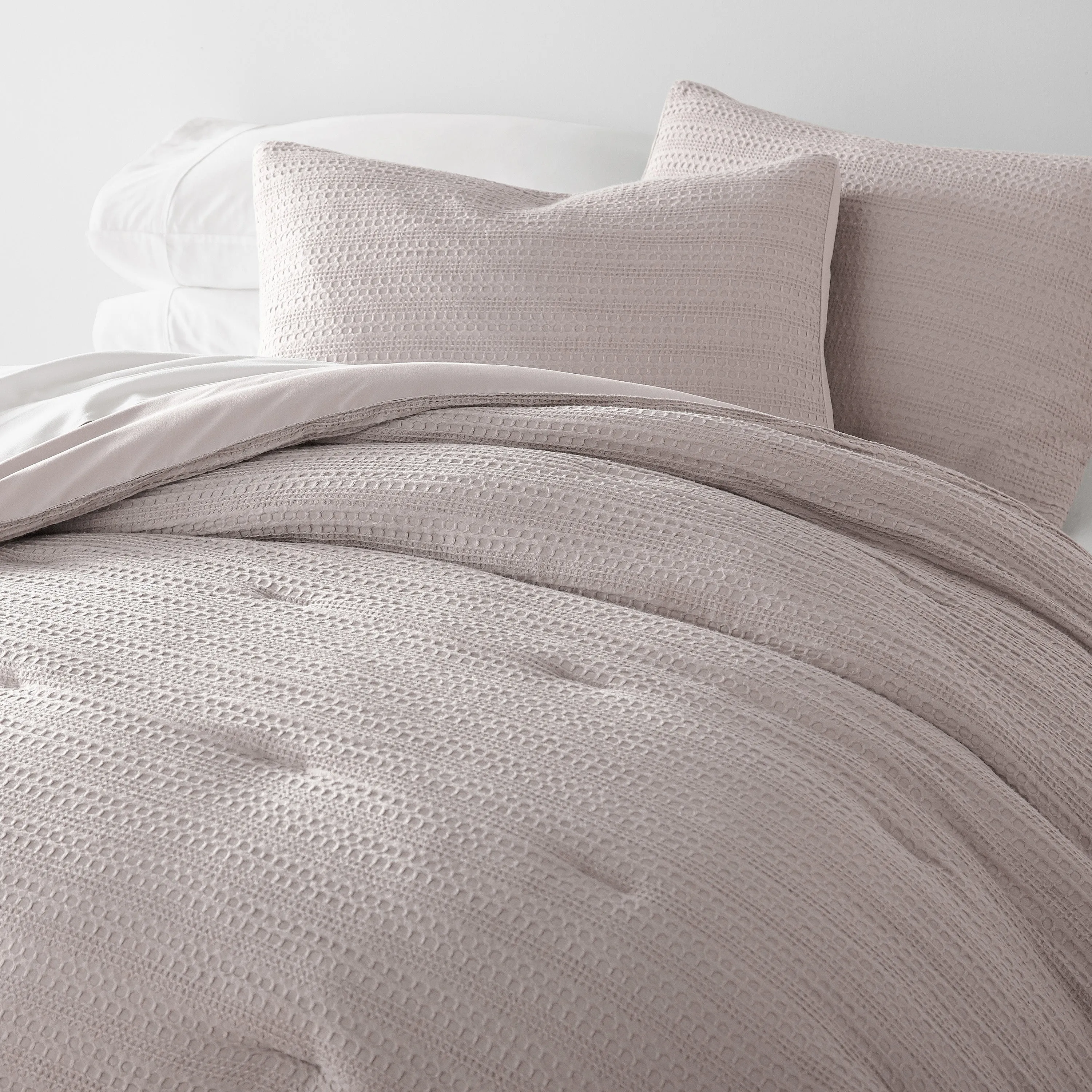 Waffle Textured Comforter Set - Sale