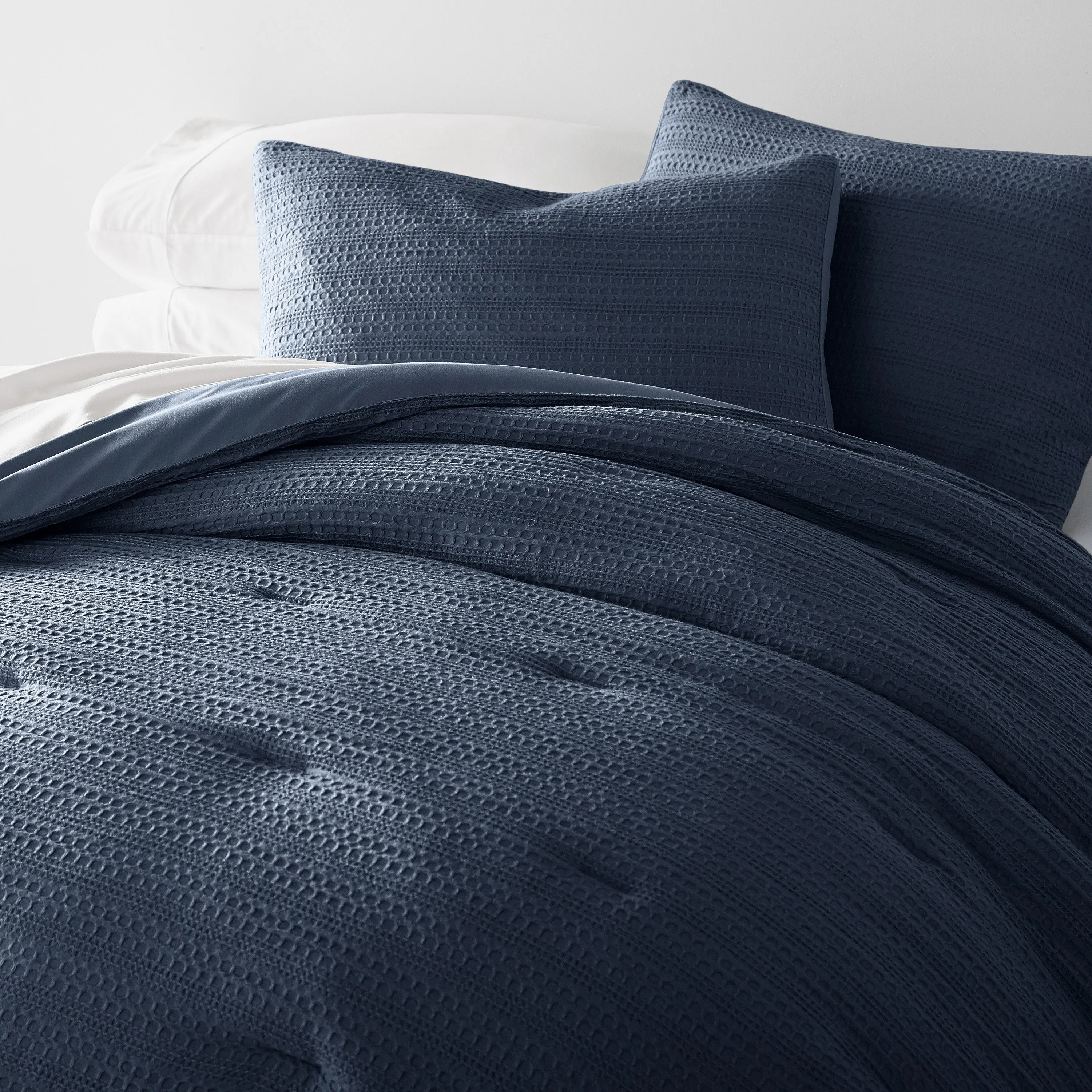 Waffle Textured Comforter Set - Sale