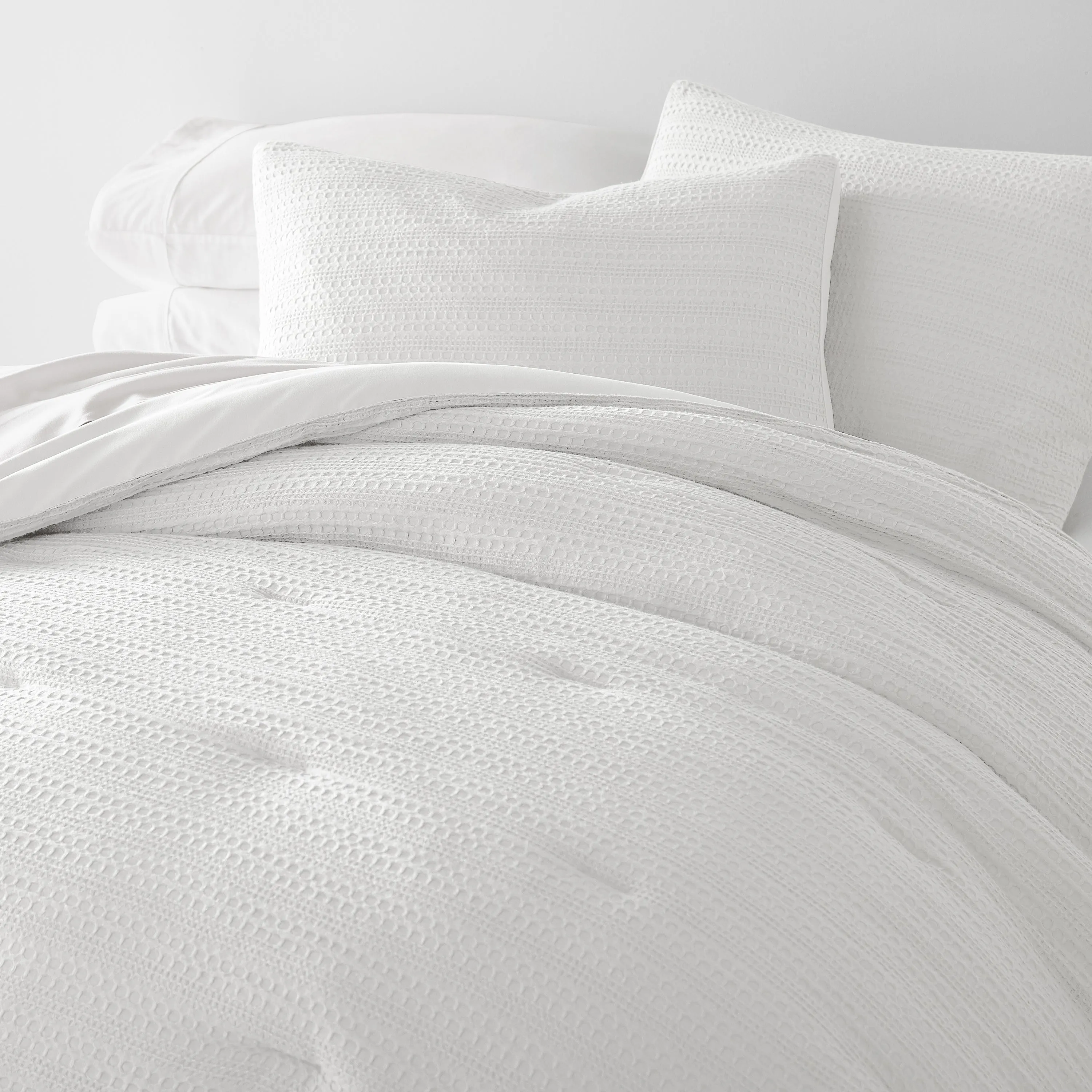 Waffle Textured Comforter Set - Sale