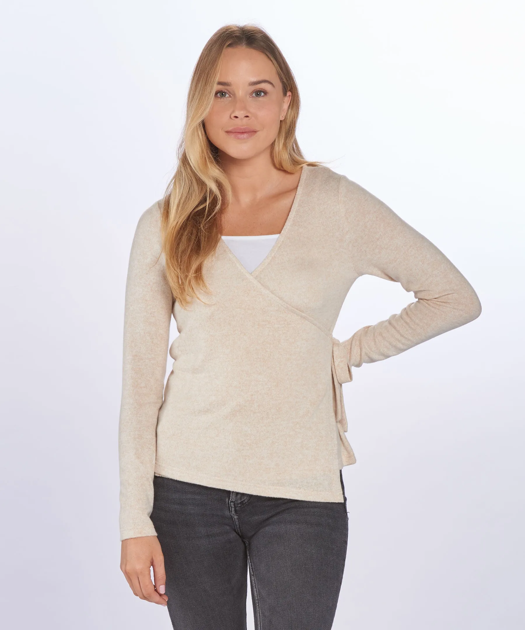 Women's Cuddle Soft Wrap Top