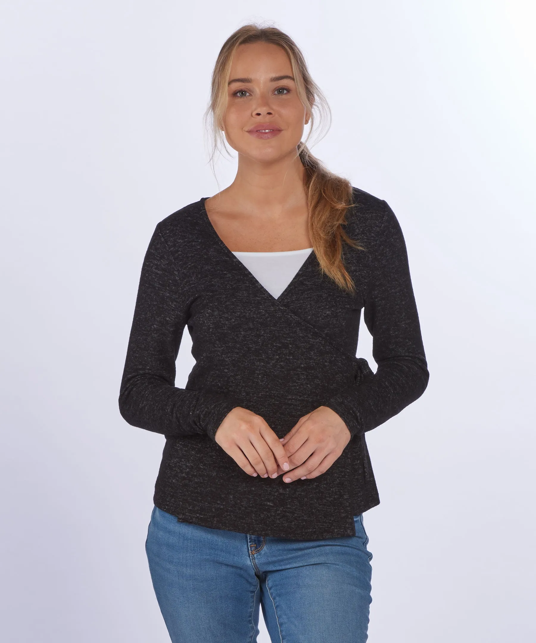 Women's Cuddle Soft Wrap Top