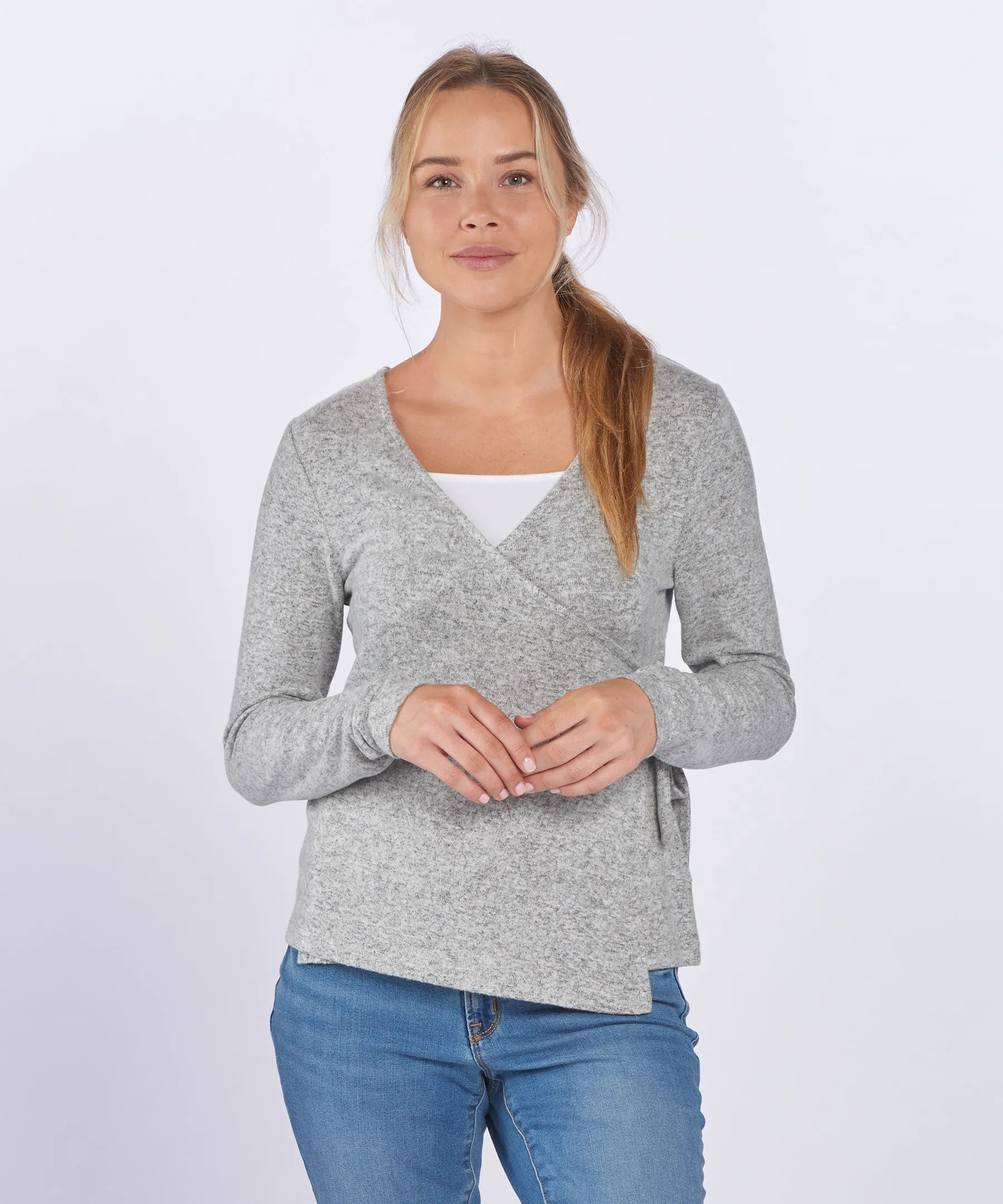 Women's Cuddle Soft Wrap Top