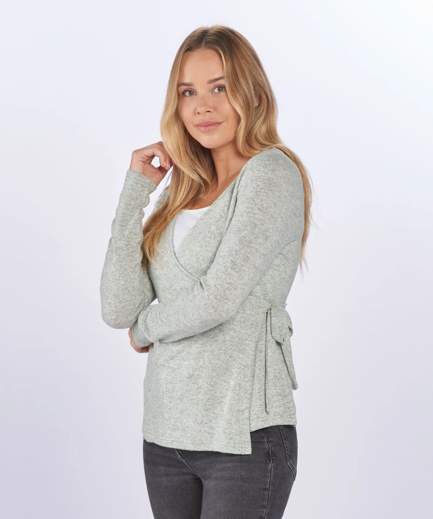 Women's Cuddle Soft Wrap Top