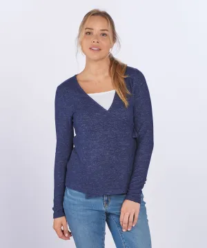 Women's Cuddle Soft Wrap Top