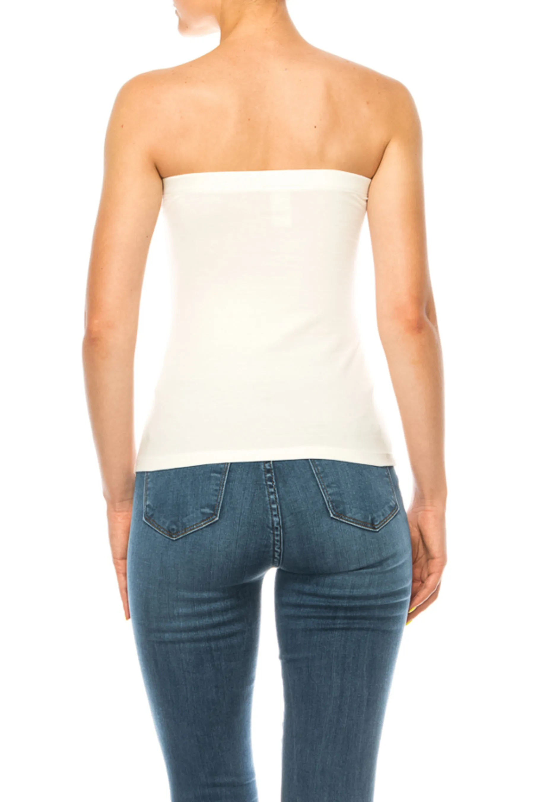 Women's Stylish Tubetop features an Elastic Top (3-pack)