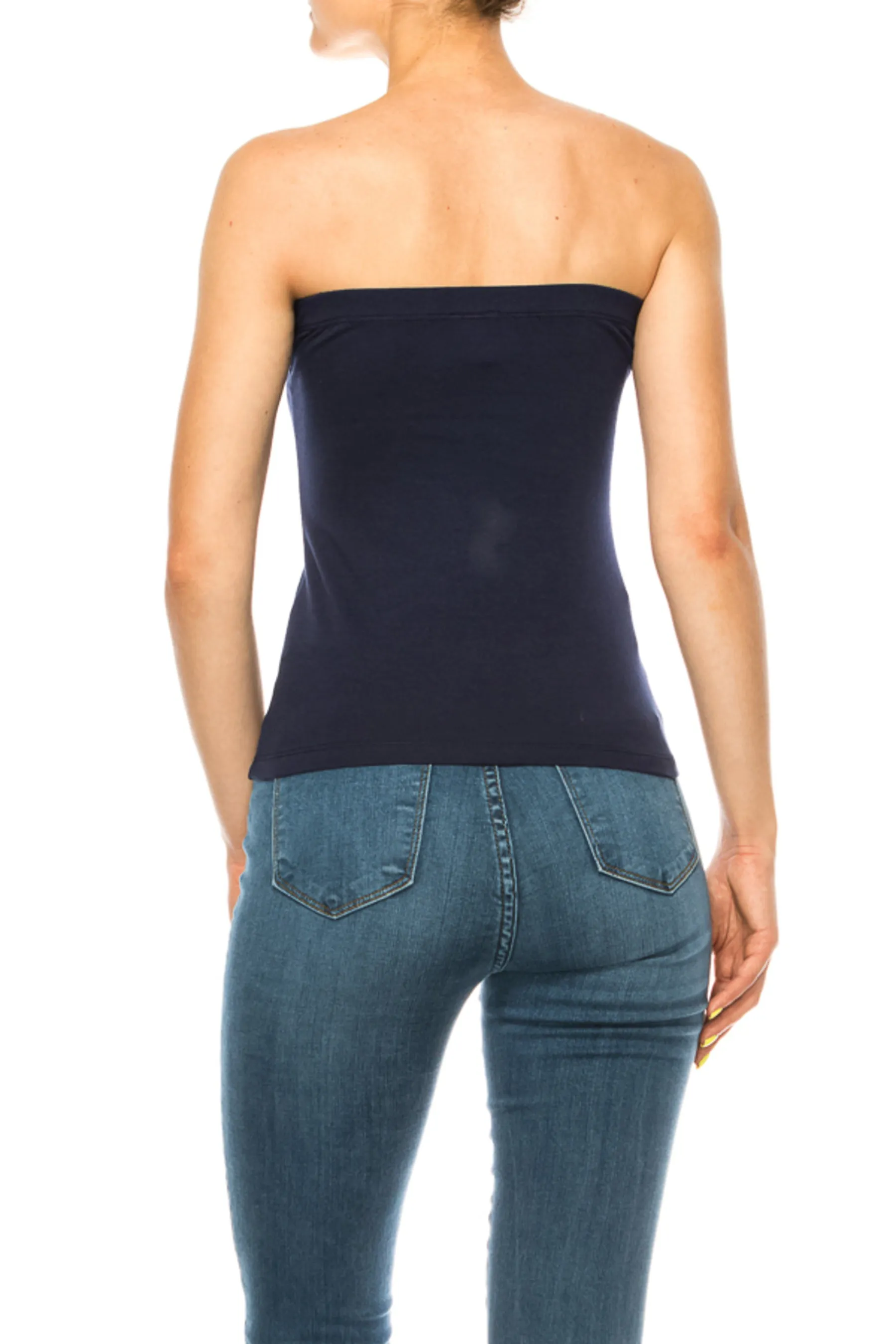 Women's Stylish Tubetop features an Elastic Top (3-pack)