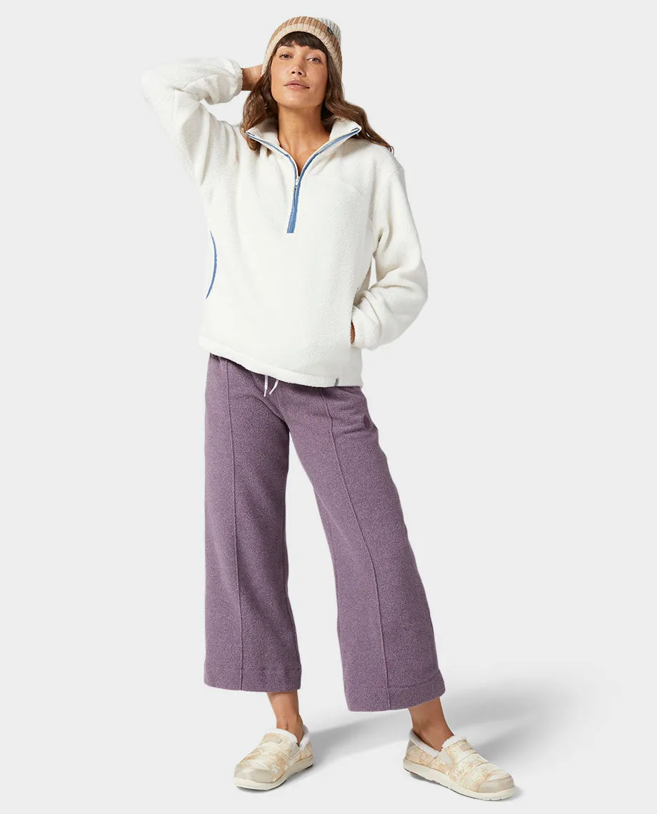 Women's Turpin Fleece Wide Crop Pant