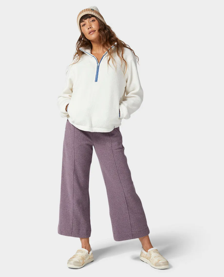 Women's Turpin Fleece Wide Crop Pant