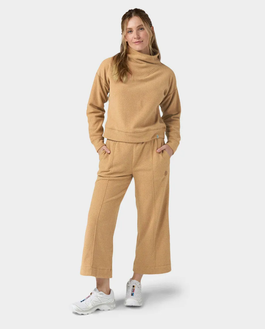 Women's Turpin Fleece Wide Crop Pant