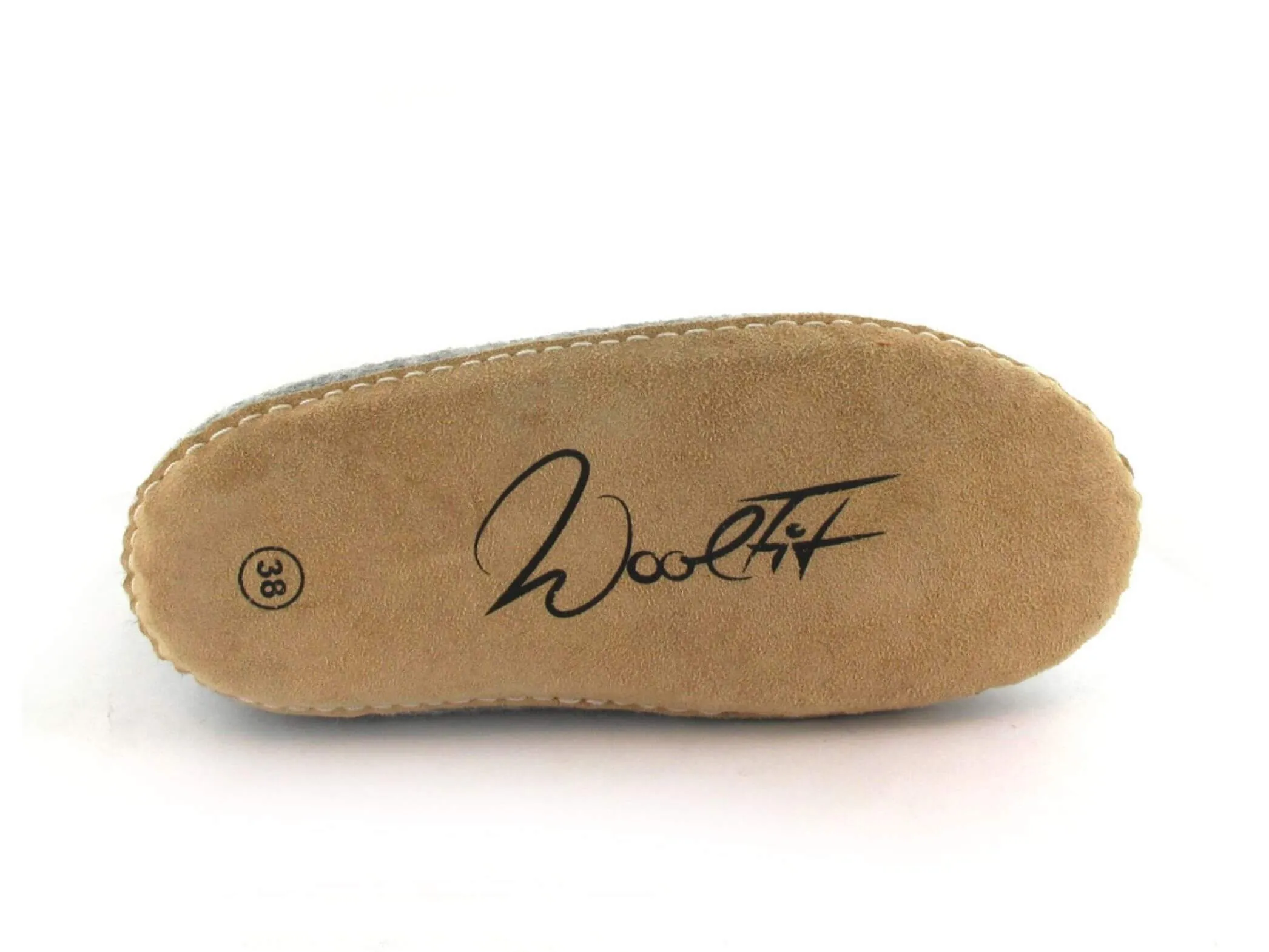 WoolFit Yeti | Felt Slipper Boots with Footbed & Leather Sole